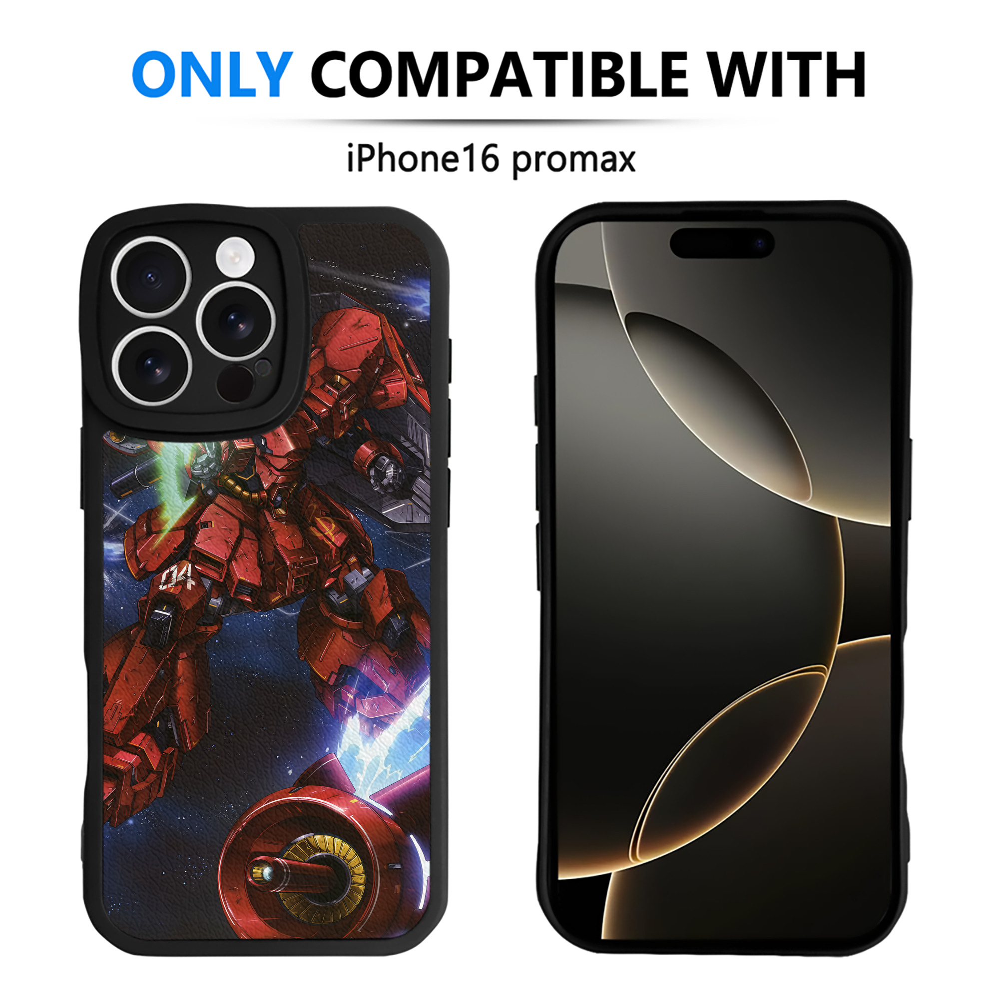 （画像用） 機動戦士ガンダム Mobile Suit Gundam 【iPhone 16シリーズ対応】シリコンスマホケース（レザー調） 材質：シリコン